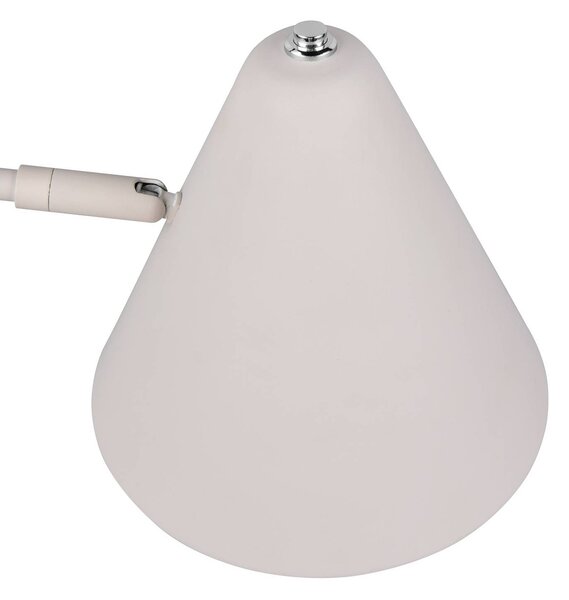 Trio Lighting Lampada da tavolo Cosima, Alluminio / Grigio / Zincato, Soggiorno / Sala da pranzo, Metallo, Moderno, Lampada da tavolo