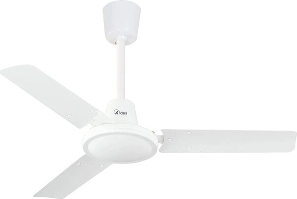 Ardes Ventilatore da Soffitto 3 Pale Diametro 90 cm 5 Velocit colore Bianco - 5A90 Cloud Decor