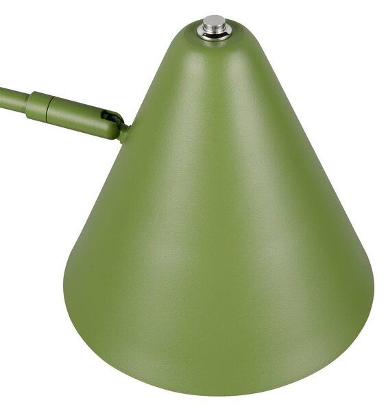 Trio Lighting Lampada da tavolo Cosima, Verde, Soggiorno / Sala da pranzo, Metallo, Moderno, Lampada da tavolo
