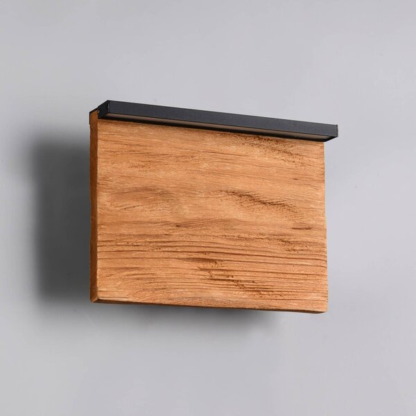Trio Lighting Applique Kalea, dimmerabile, Legno chiaro, Soggiorno / Sala da pranzo, Legno, Applique
