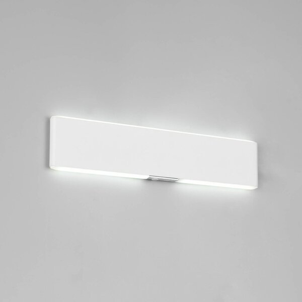 Trio Lighting Applique da parete a LED Conchita, dimmerabile, Bianco / Opale, Soggiorno / Sala da pranzo, Metallo, Moderno, Applique a LED