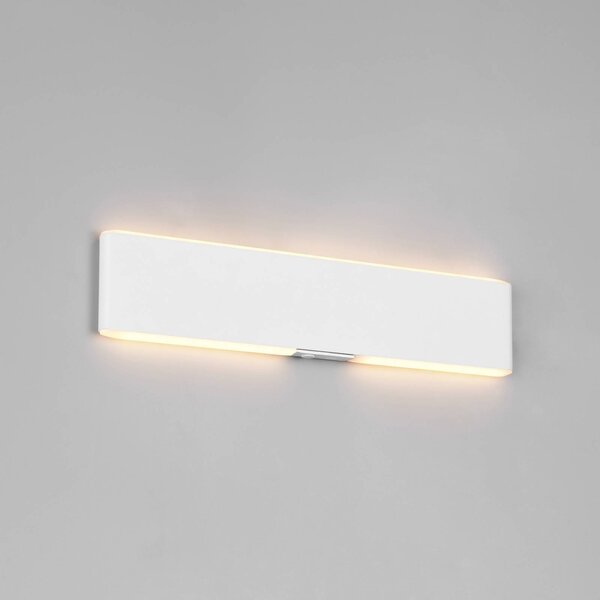Trio Lighting Applique da parete a LED Conchita, dimmerabile, Bianco / Opale, Soggiorno / Sala da pranzo, Metallo, Moderno, Applique a LED