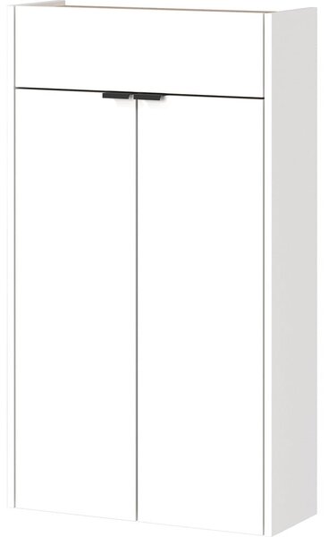 Armadietto bianco con effetto rovere 56x97x22 cm Ameca – Germania