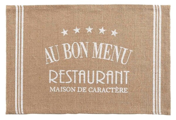 Tovaglietta in iuta 30x45 cm Diner - douceur d'intérieur