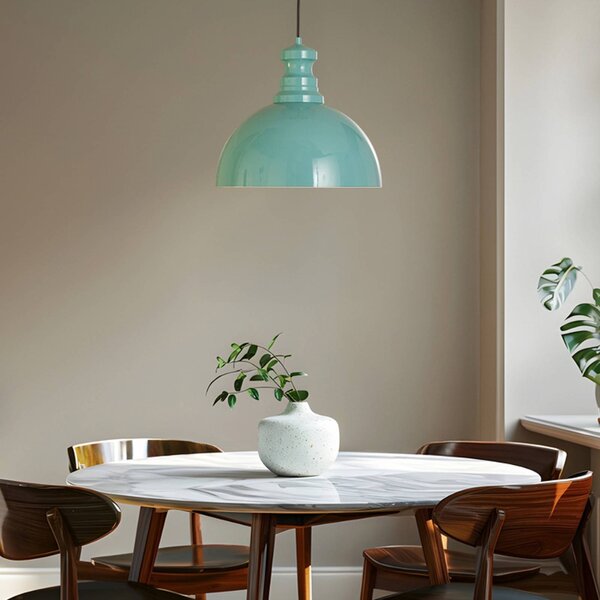 Opviq Lampada a sospensione Kure, dimmerabile, Blu, Cucina, Metallo, Moderno, Lampada a sospensione