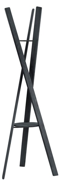 Appendiabiti nero in rovere massiccio 62x176 cm Rakku – Blomus