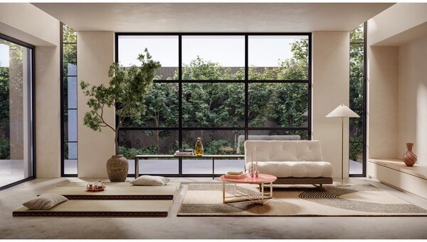 Divano letto in arancione e rame 140 cm Roots - Karup Design