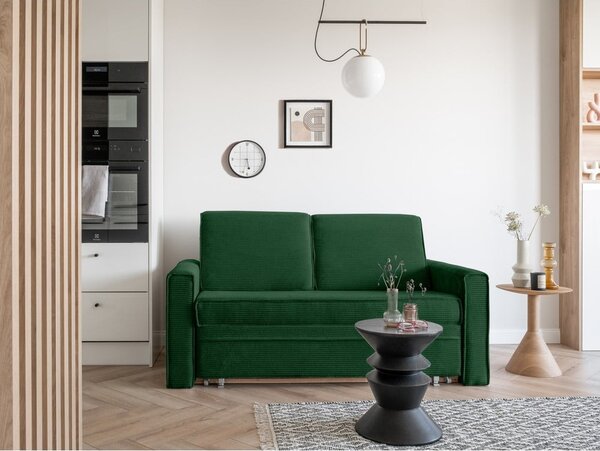 Divano letto verde scuro 168 cm Lucky Lucy - Miuform