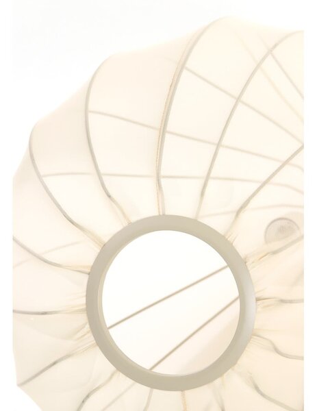 Lampadario beige con paralume in tessuto ø 50 cm Itela - Light & Living