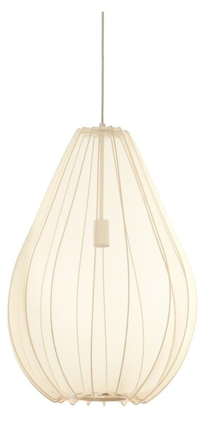 Lampadario beige con paralume in tessuto ø 50 cm Itela - Light & Living