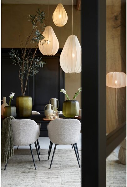 Lampadario beige con paralume in tessuto ø 38 cm Itela - Light & Living