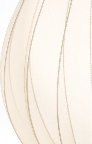 Lampadario beige con paralume in tessuto ø 50 cm Itela - Light & Living