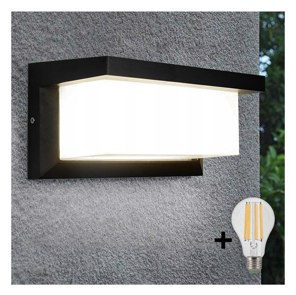 Applique a LED da esterno NEELY 1xE27/9W/230V 4000K IP54 nero
