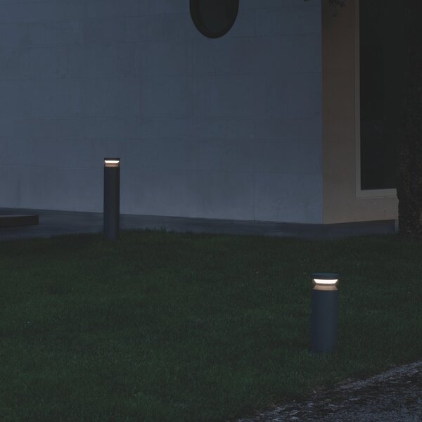Lampada Da Terra Boeing Luce Led 14W Calda Coffee IP65 Ideal Lux