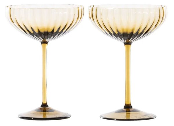 「VENINI FOR DAMIANI」 シャンパングラス　ボリチーネ２客 2 COPPE BOLLICINE VENINI FOR DAMIANI ART. PZ334325002E0AM | FAVI.it