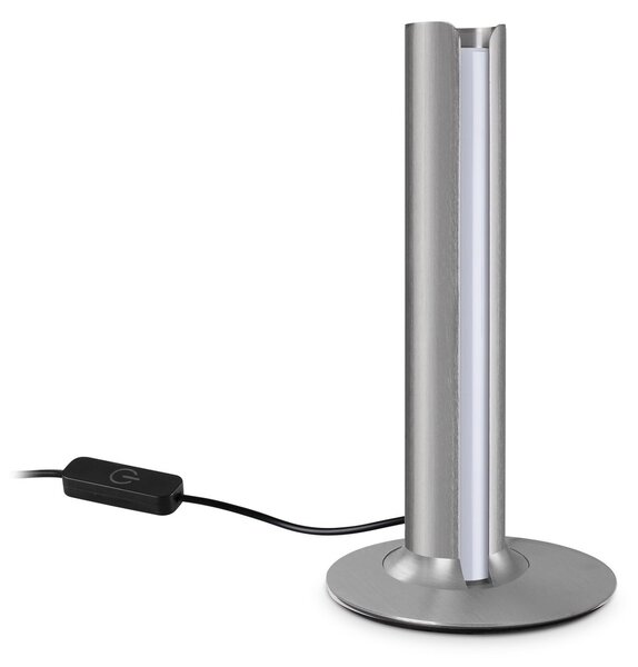 Applique Dorica LED 8W Luce Calda 3000K Grigio Ideal Lux