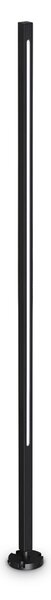 Paletto da esterno Moderno Jedi Metallo Nero Led 25W 3000K Luce Calda