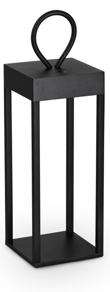 Lampada Da Tavolo Enya LED 5W Luce Calda 3000K Finitura Nera Ideal Lux