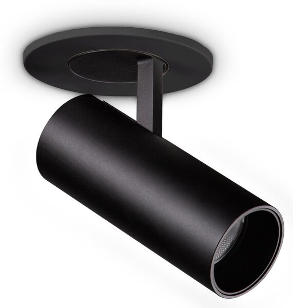 Plafoniera Nova LED 6W Luce Calda 3000K Finitura Nero Ideal Lux