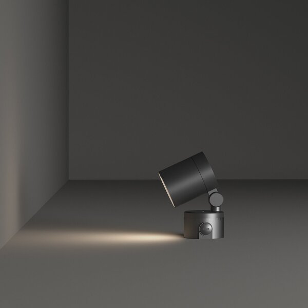 Plafoniera O-ZONE LED 19W Luce Calda 3000K Finitura Nera IP66 Ideal Lux