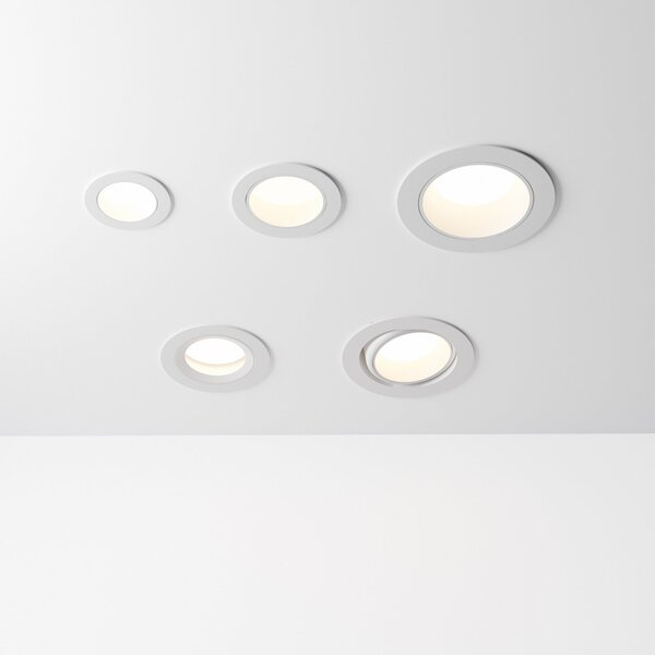 Faretto Quark 2.8W Luce Calda 3000K Finitura Nera Ideal Lux