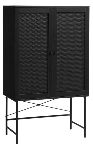 Mobile nero in rovere 80x135 cm Pensacola - Unique Furniture
