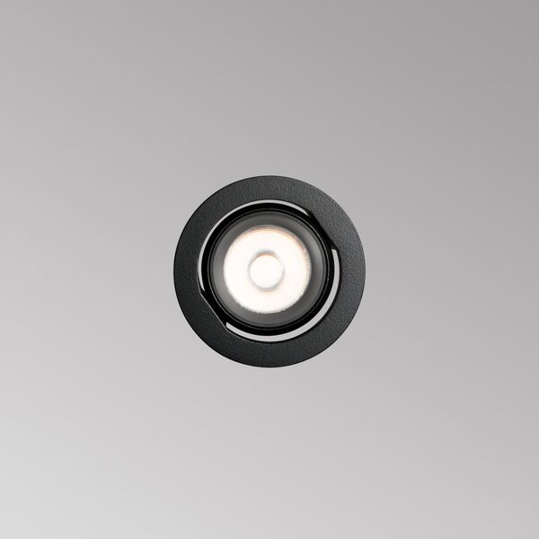 Faretto Quark 9W Luce Calda 3000K Finitura Nera Ideal Lux