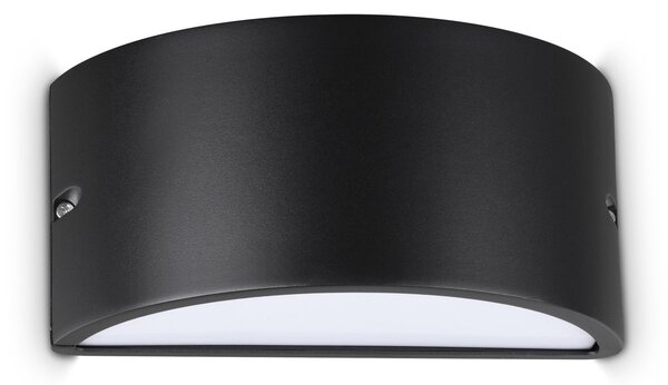 Plafoniera REX-2 E27 Finitura Nera IP44 Ideal Lux