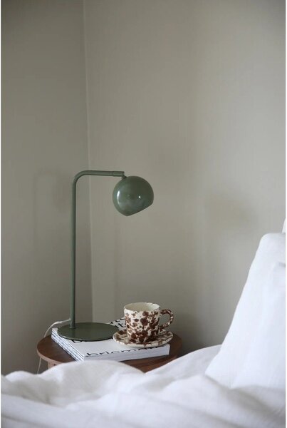 Lampada da tavolo verde con paralume in metallo (altezza totale 39,5 cm) Pop – Markslöjd