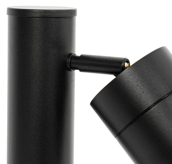 Lampada da esterno nera 45 cm AR70 orientabile IP44 - Solo