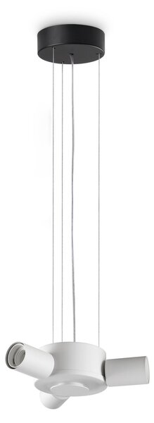 Lampada a soffitto Collezione SET E27 3 luci Finitura Nero Ideal Lux