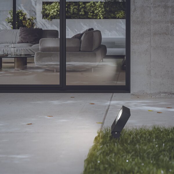 Applique Collezione SIRIO Finitura Nero IP65 Metallo/Vetro Ideal Lux