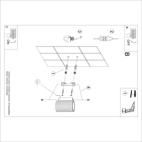 Brilagi - Lampada da parete a LED CRESTO 1xGU10/10W/230V 10 cm rossa