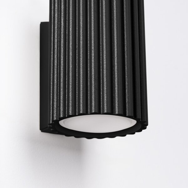 Brilagi - Applique LED CRESTO 1xGU10/10W/230V 10 cm nera