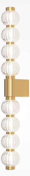 Applique Moderna Amulet Metallo Oro Led Integrato 19W Ip20