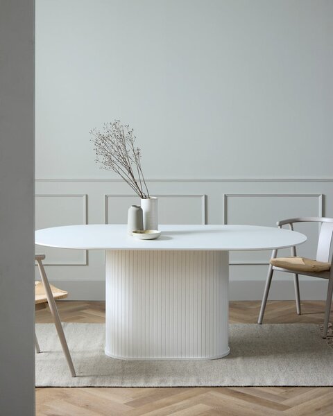 Tavolo da pranzo rotondo 95x180 cm Nola – Unique Furniture