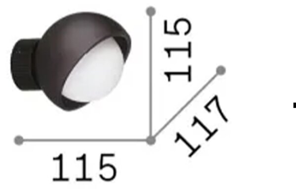Applique Bloom G9 Ottone Dimmerabile Lampadine Incluse Ideal Lux