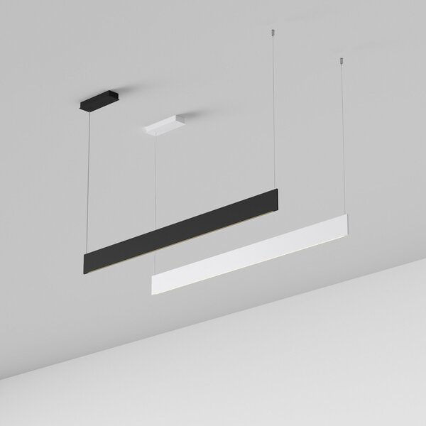 Lampada da soffitto Collezione STEEL LED 24W Luce calda 3000K Nero Ideal Lux