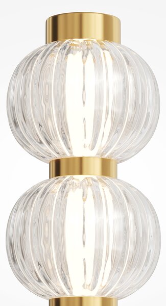 Applique Moderna Amulet Metallo Oro Led Integrato 19W Ip20