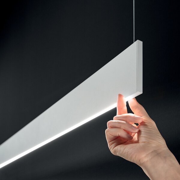 Lampada a Soffitto Collezione STEEL LED 24W Luce Calda 3000K Bianco Ideal Lux