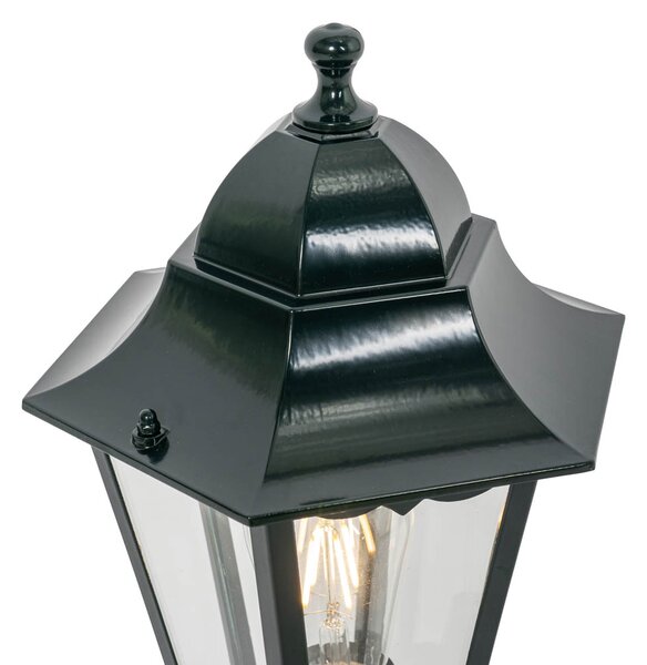 Base lanterna classica da esterno verde scuro IP44 - New Orleans