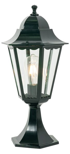 Base lanterna classica da esterno verde scuro IP44 - New Orleans