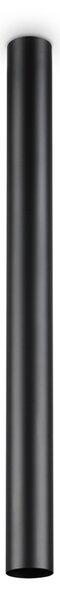 Plafoniera Moderna Look Metallo Nero 1 Luce 7W 3000K Luce Calda H75Cm