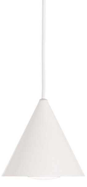 Sospensione Industrial A-Line Metallo Bianco 1 Luce Gu10 7W 3000K Luce Calda