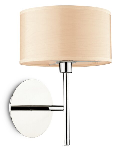Applique Industrial-Minimal Woody Metallo Marrone Legno Marrone 1 Luce 3W 3000K