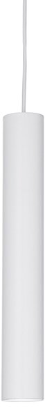 Sospensione Moderna Look Metallo Bianco 1 Luce 7W 3000K Luce Calda D6Cm