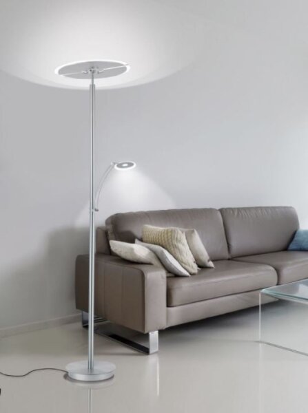 Paul Neuhaus 673-55- Lampada da terra dimmerabile a LED ARTUR 2xLED/21W/230V+LED/6W
