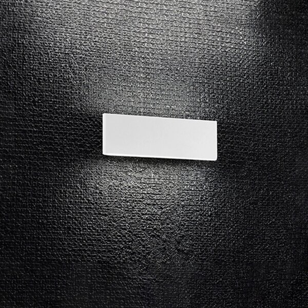 Applique Contemporanea Plank Metallo Bianco Acrilico Led 12W 4000K