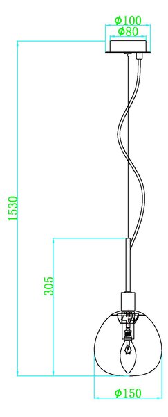 Sospensione Contemporanea Erich Metallo Nichel 1 Luce Diffusore Bianco