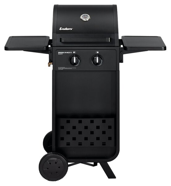 Barbecue a gas Enders Brooklyn Next, 2 bruciatori, superficie grill 37,5 x 33 cm, nero, 8663